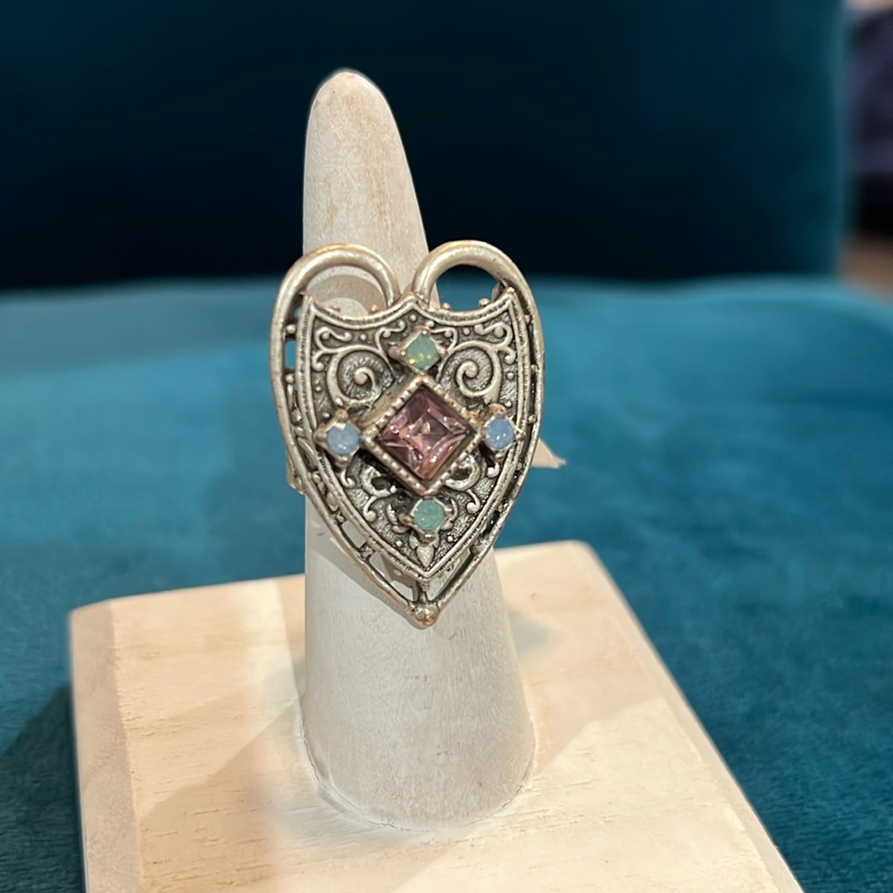 SWEET ROMANCE RENAISSANCE HEART RING